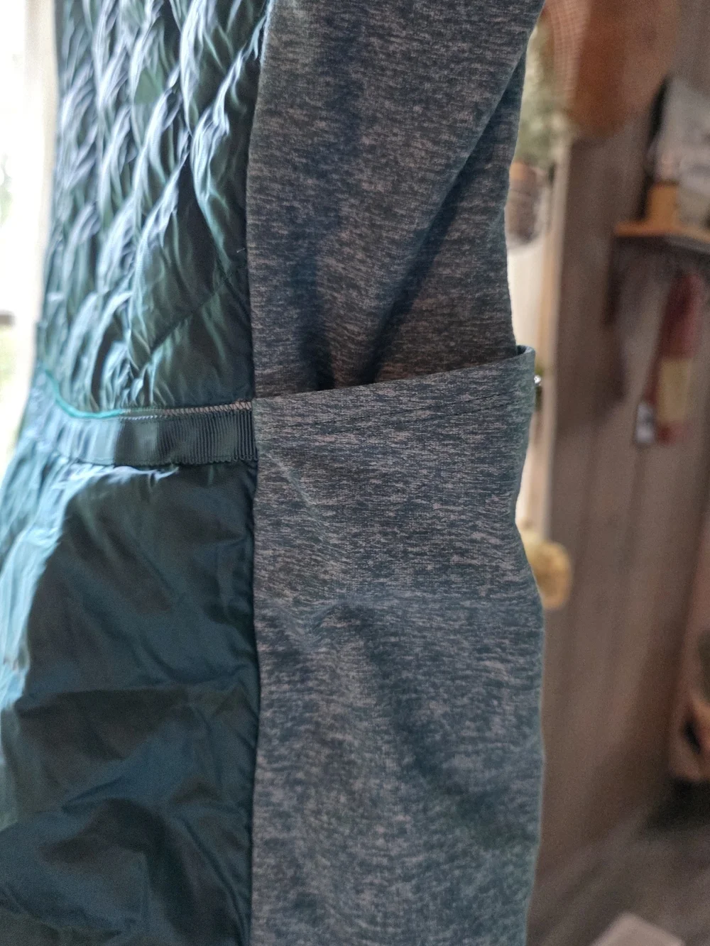 Lululemon Down For A Run Vest Forage Teal